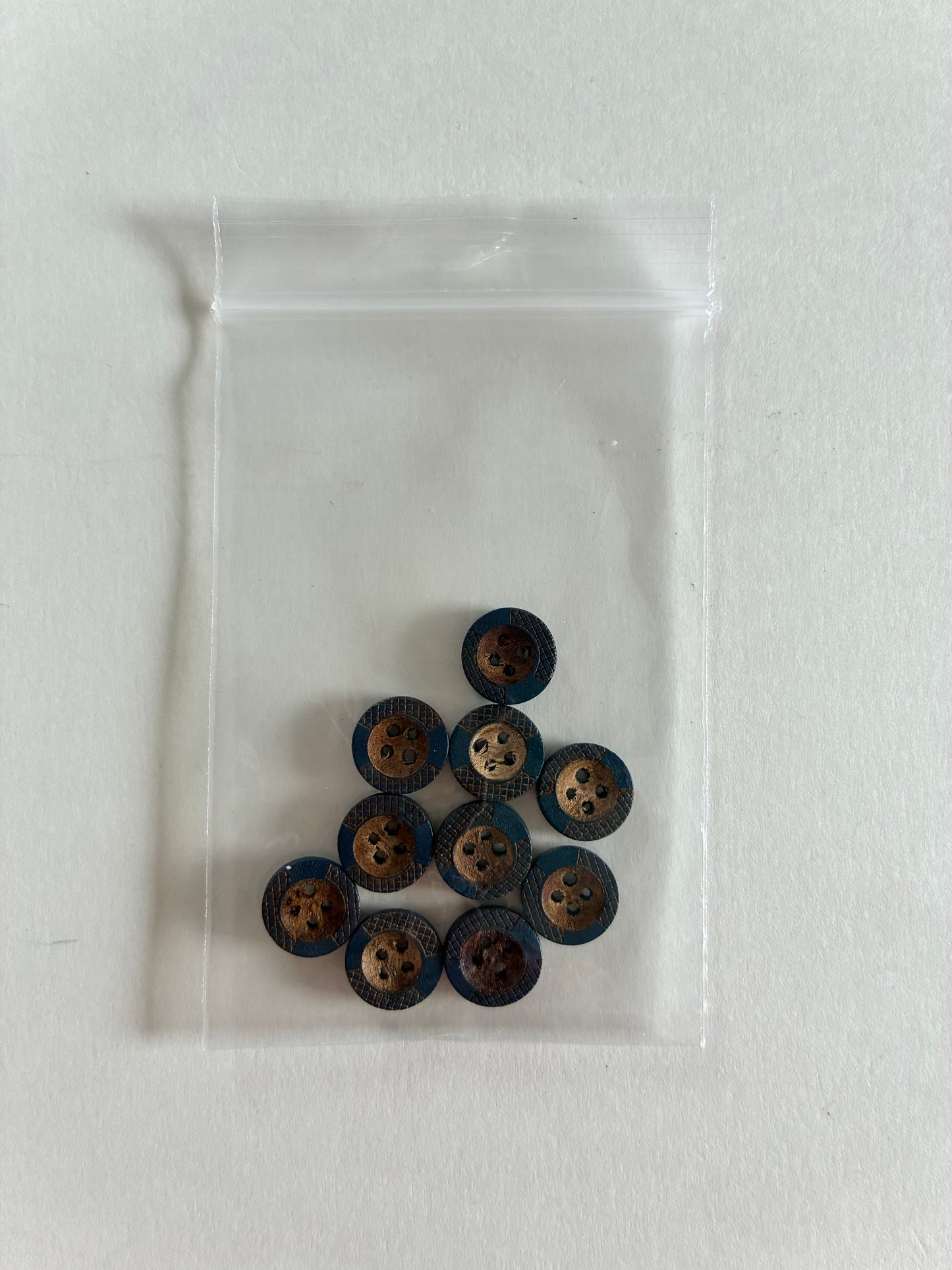 Boutons en bois 10mm