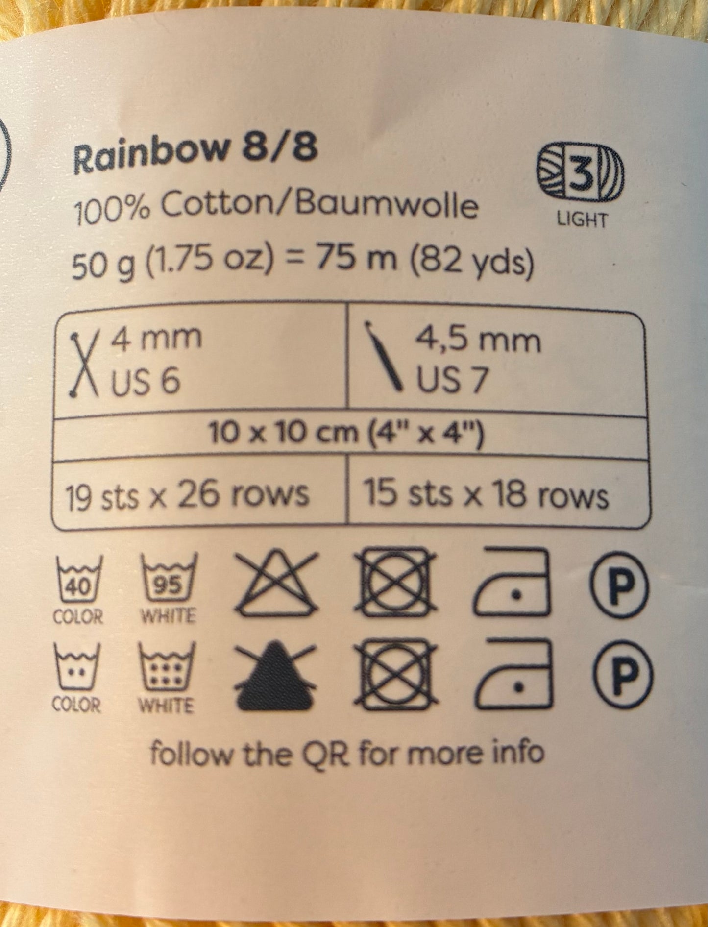 Rainbow coton 8/8 - Hobbii
