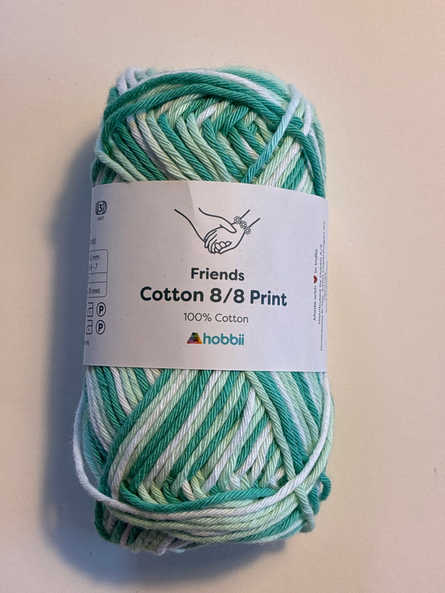 Friends cotton 8/8 print
