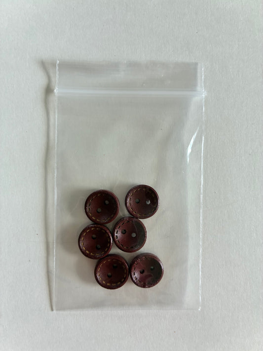 Boutons en bois 12mm