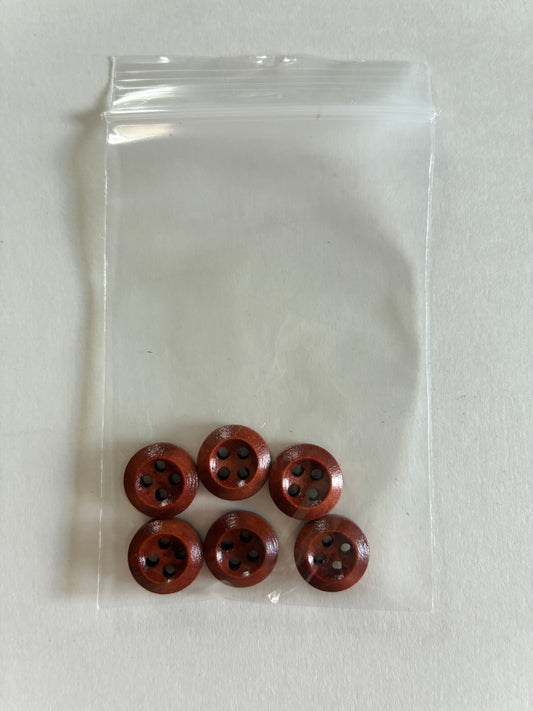 Boutons en bois 11mm